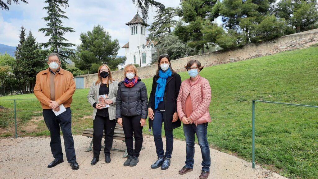 Visita de l'alcaldessa de la Garriga a les nostres instal·lacions.