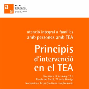 Principis d’intervenció en el TEA