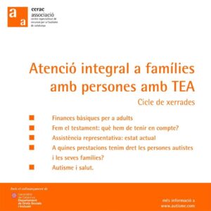Atenció integral a famílies amb persones amb TEA