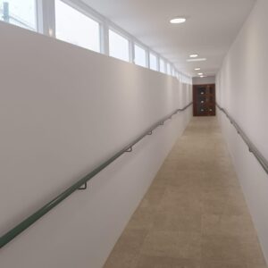 Obres de finalització de la rampa de l’edifici principal d’ASEPAC